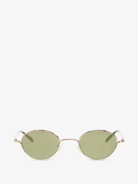 Alexander McQueen oval-frame sunglasses