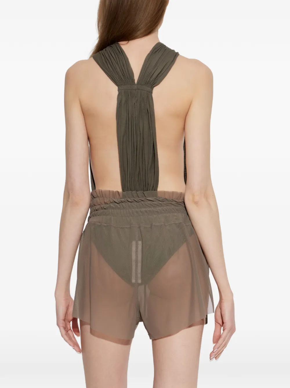 Rick Owens Gedrapeerde body Groen