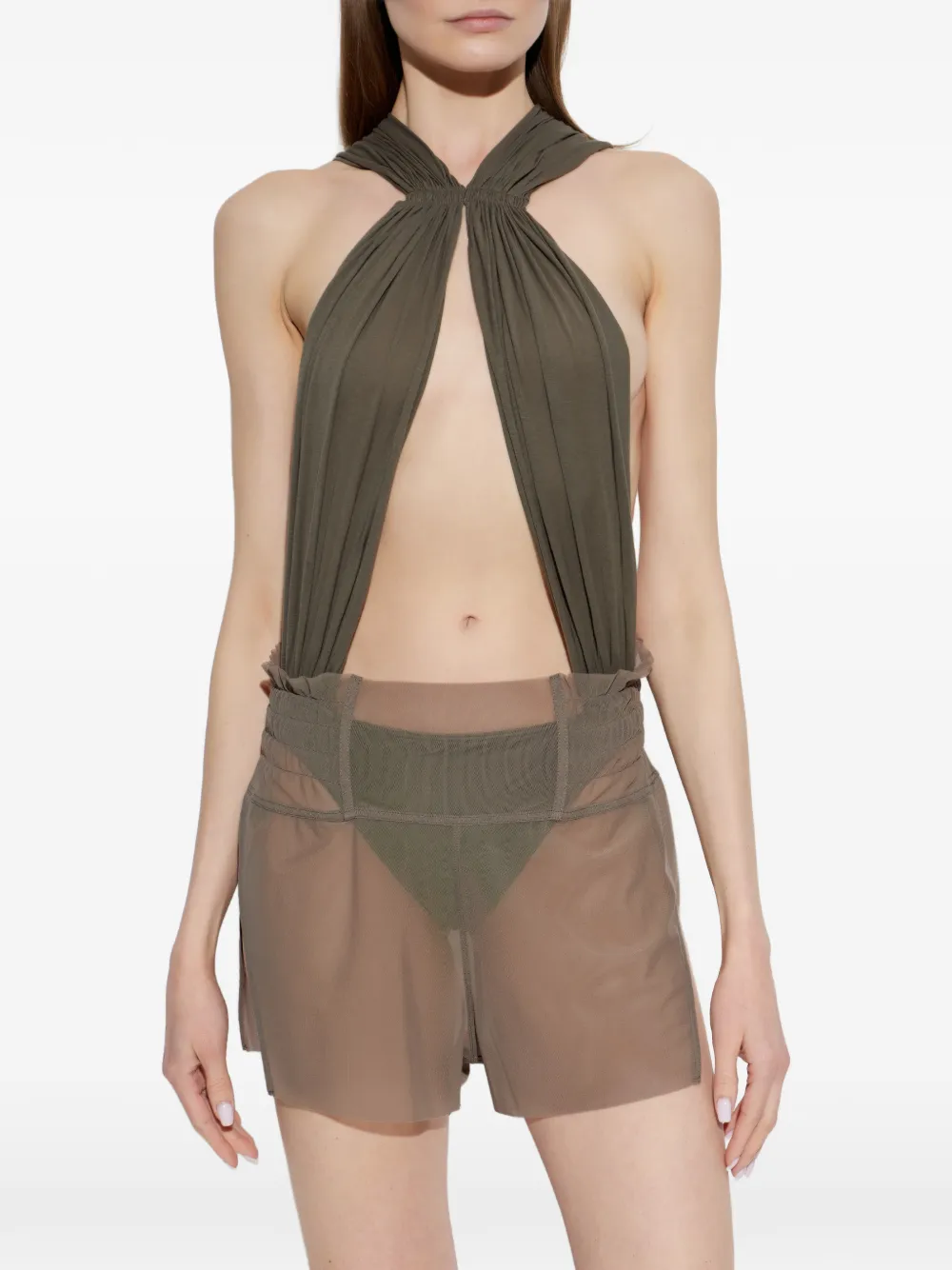  Rick Owens Draped-design Body - Green 