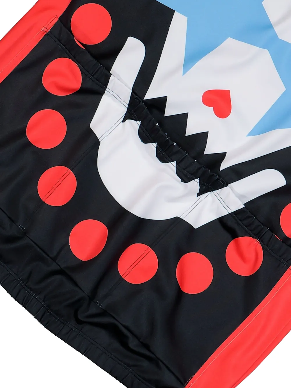 Walter Van Beirendonck Fietstop met elastische afwerking Zwart