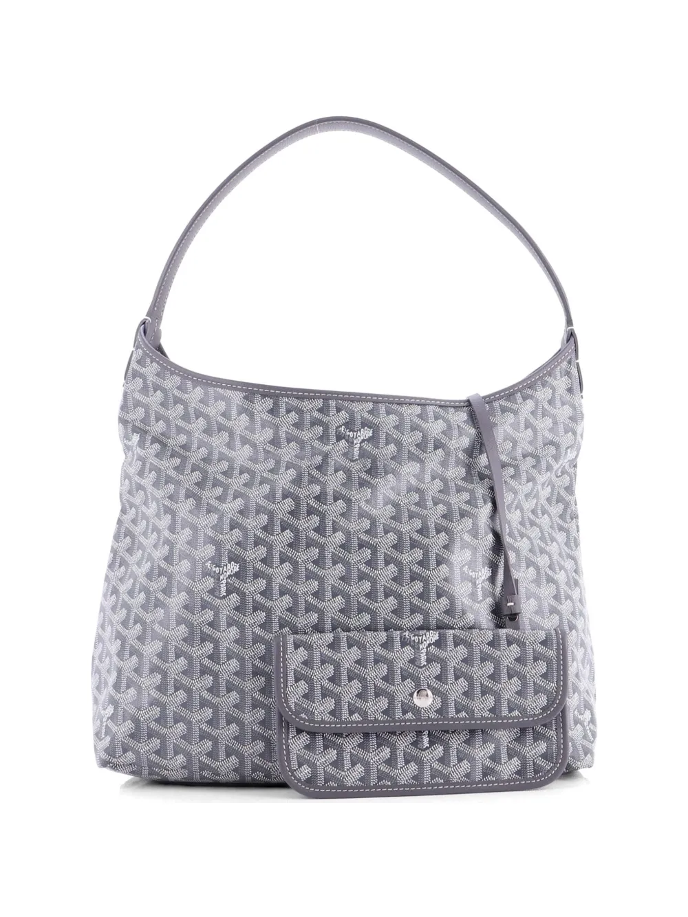 Boheme Coated Canvas Hobo Bag