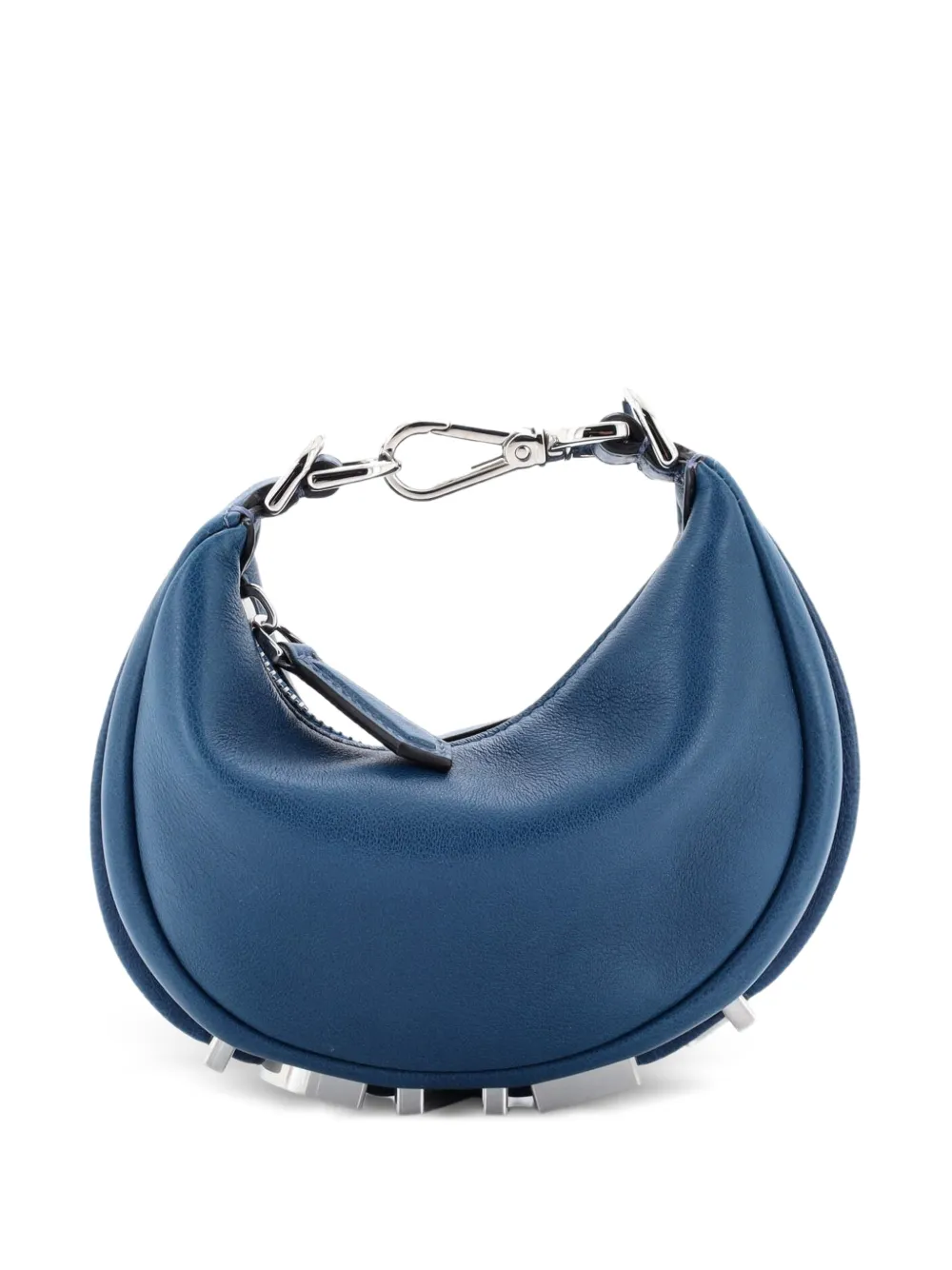 Fendi Pre-Owned Fendigraphy Bag Leather Nano hobo bag - Blu