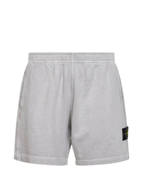 Stone Island elasticated badge shorts