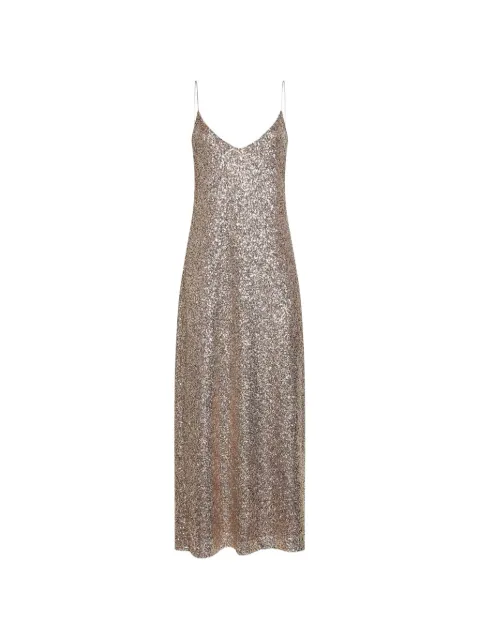 Blanca Vita vestido bordado con lentejuelas
