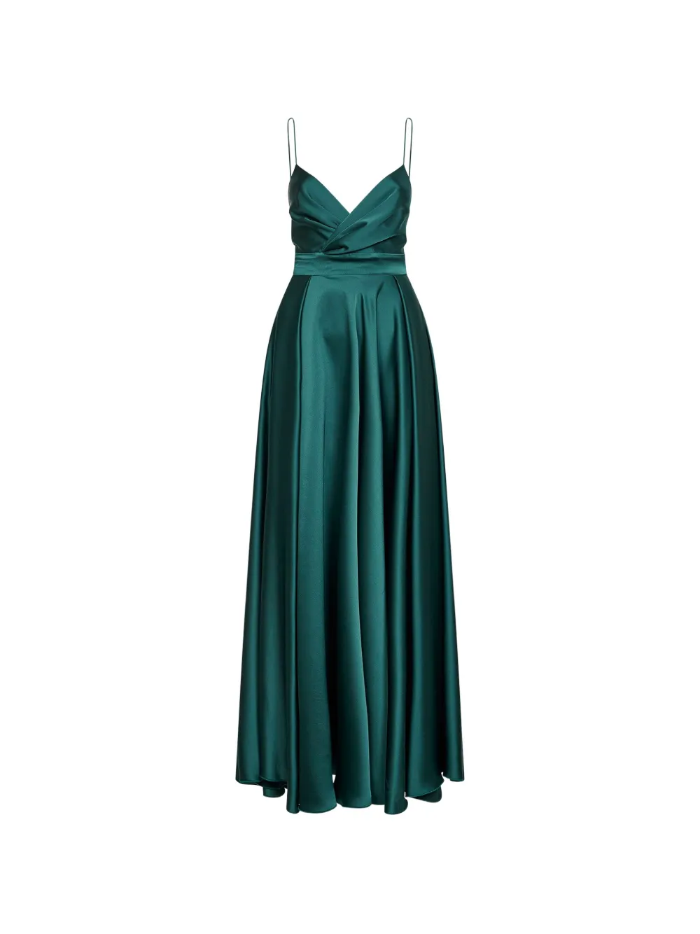 Blanca Vita draped open back dress - Verde