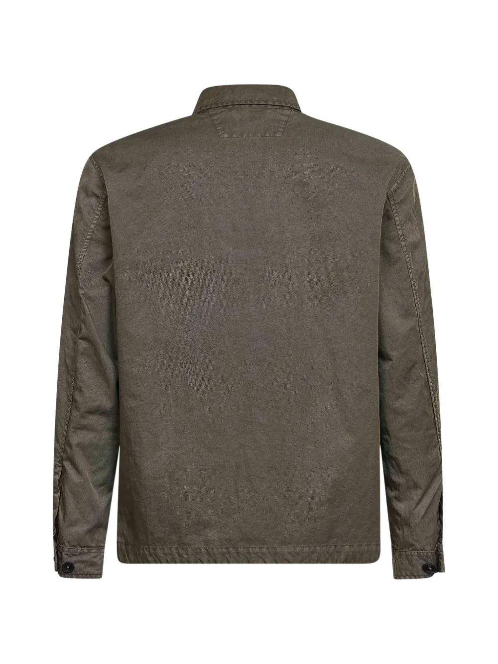 C.P. Company Panama-R Lens shirtjack met rits Groen