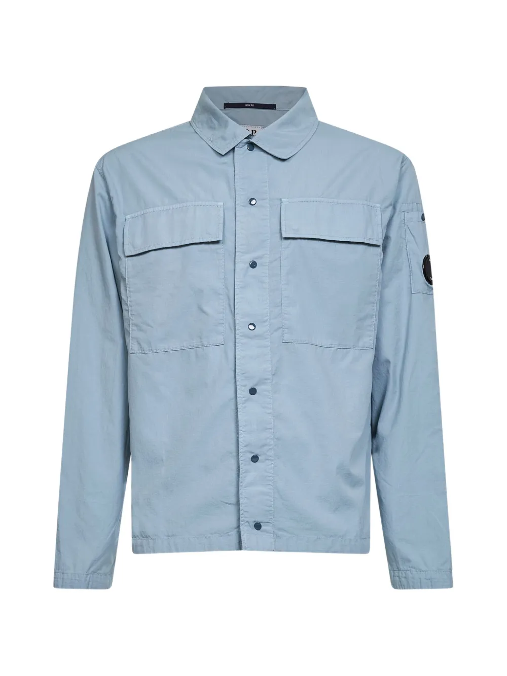 C.P. Company snap-button flap-pocket shirt - Blu