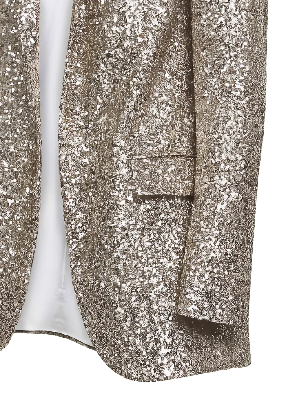 Blanca Vita Blazer verfraaid met pailletten en sjaalkraag Goud