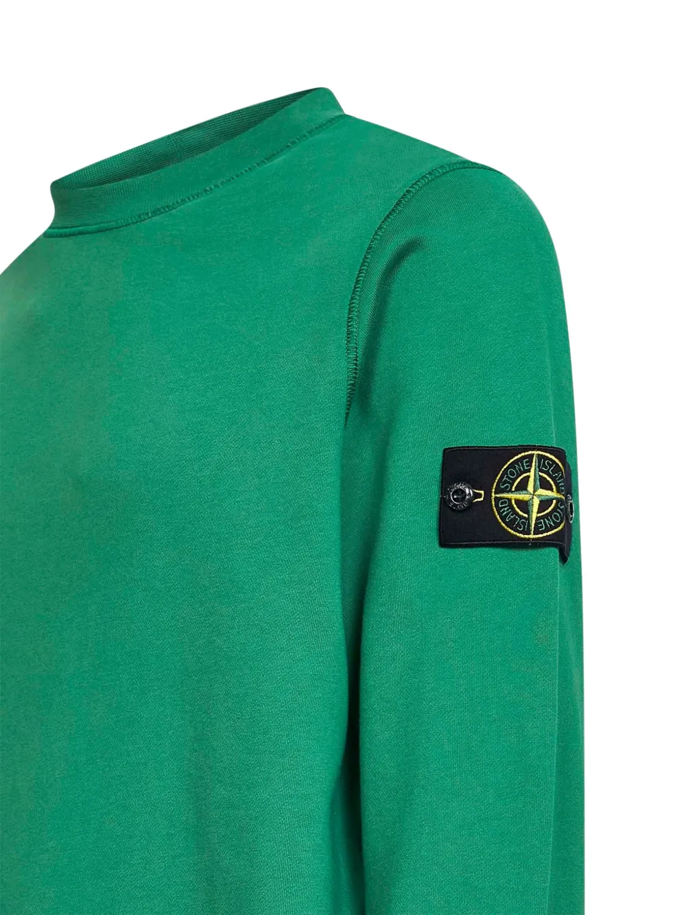 Stone Island Sweater met lange mouwen en badge Groen