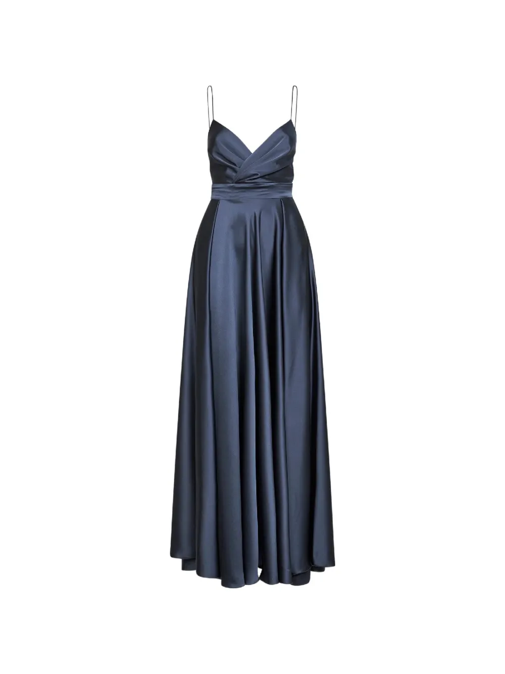 Blanca Vita draped V-neck dress - Blu