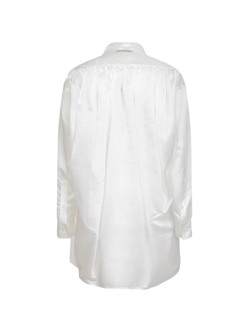 Blanca Vita Blouse met verlaagde schouders en borstzak Wit