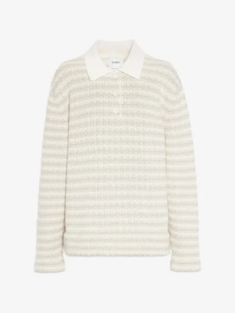 Barrie striped polo top