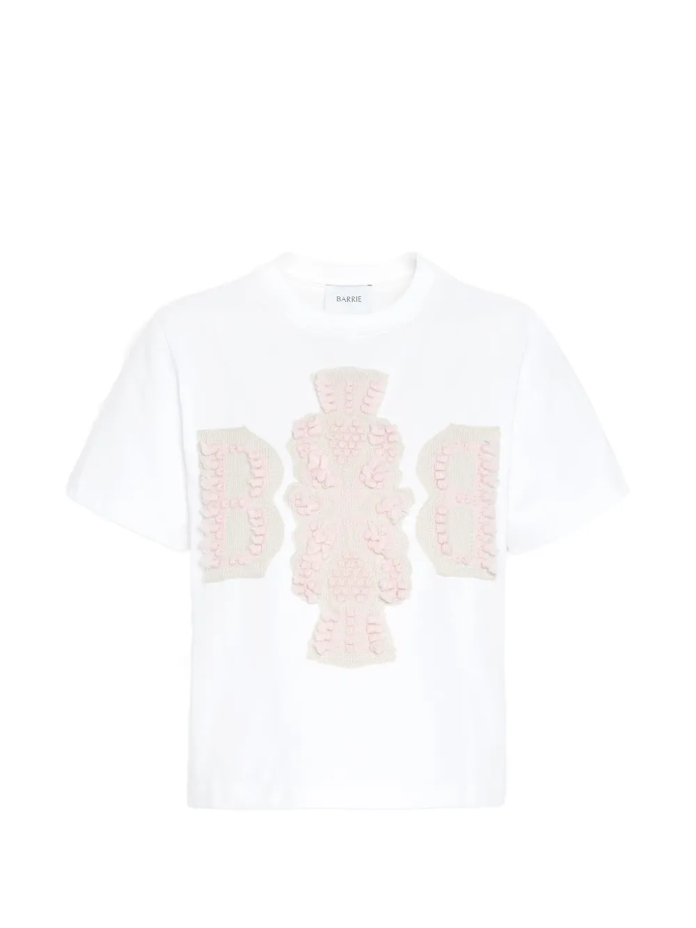 Barrie Logo-patch Cotton T-shirt In White