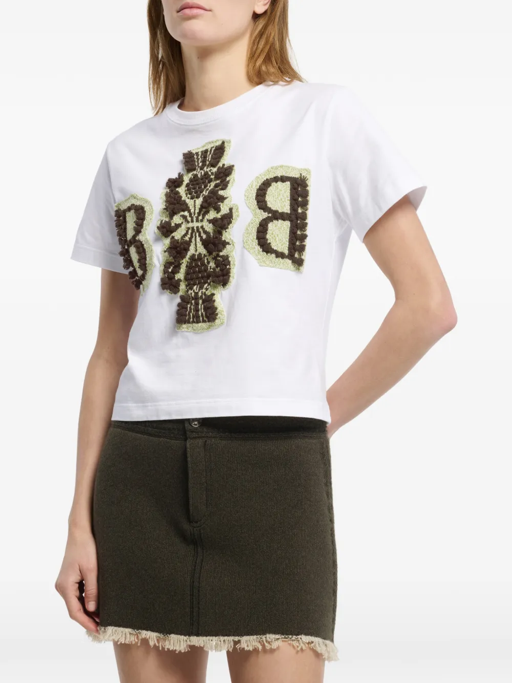 Barrie -logo Cotton T-shirt In White