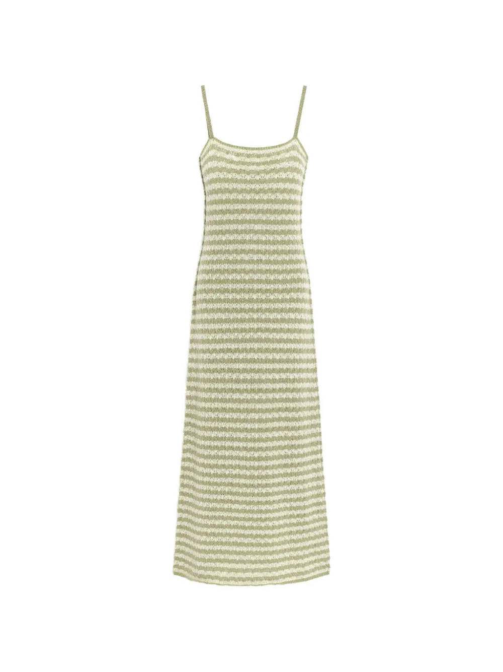 Barrie Cashmere Lace Maxi Dress In Green