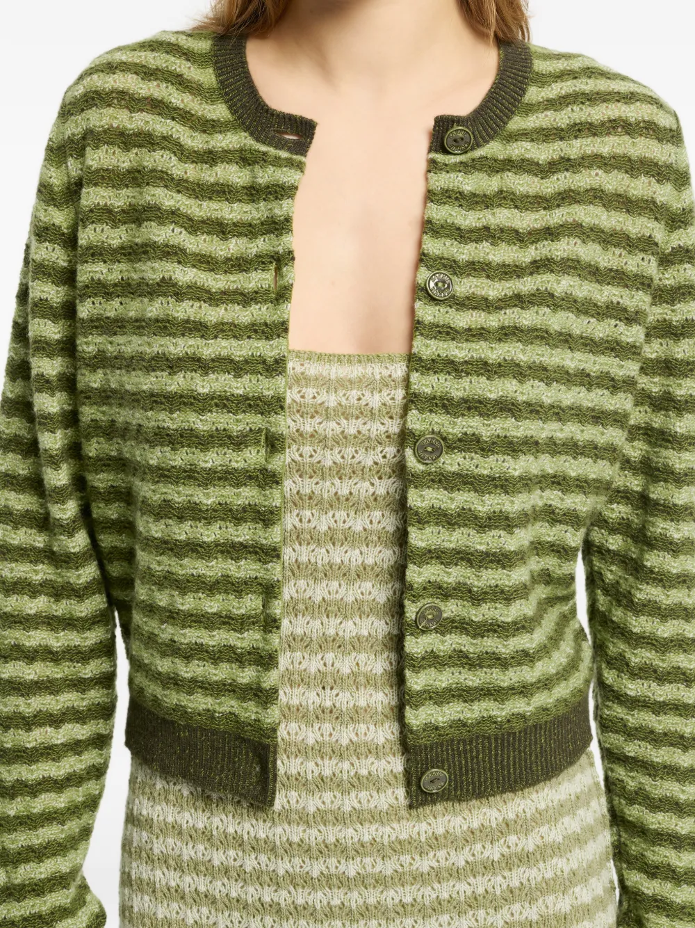 Barrie Kasjmier vest Groen