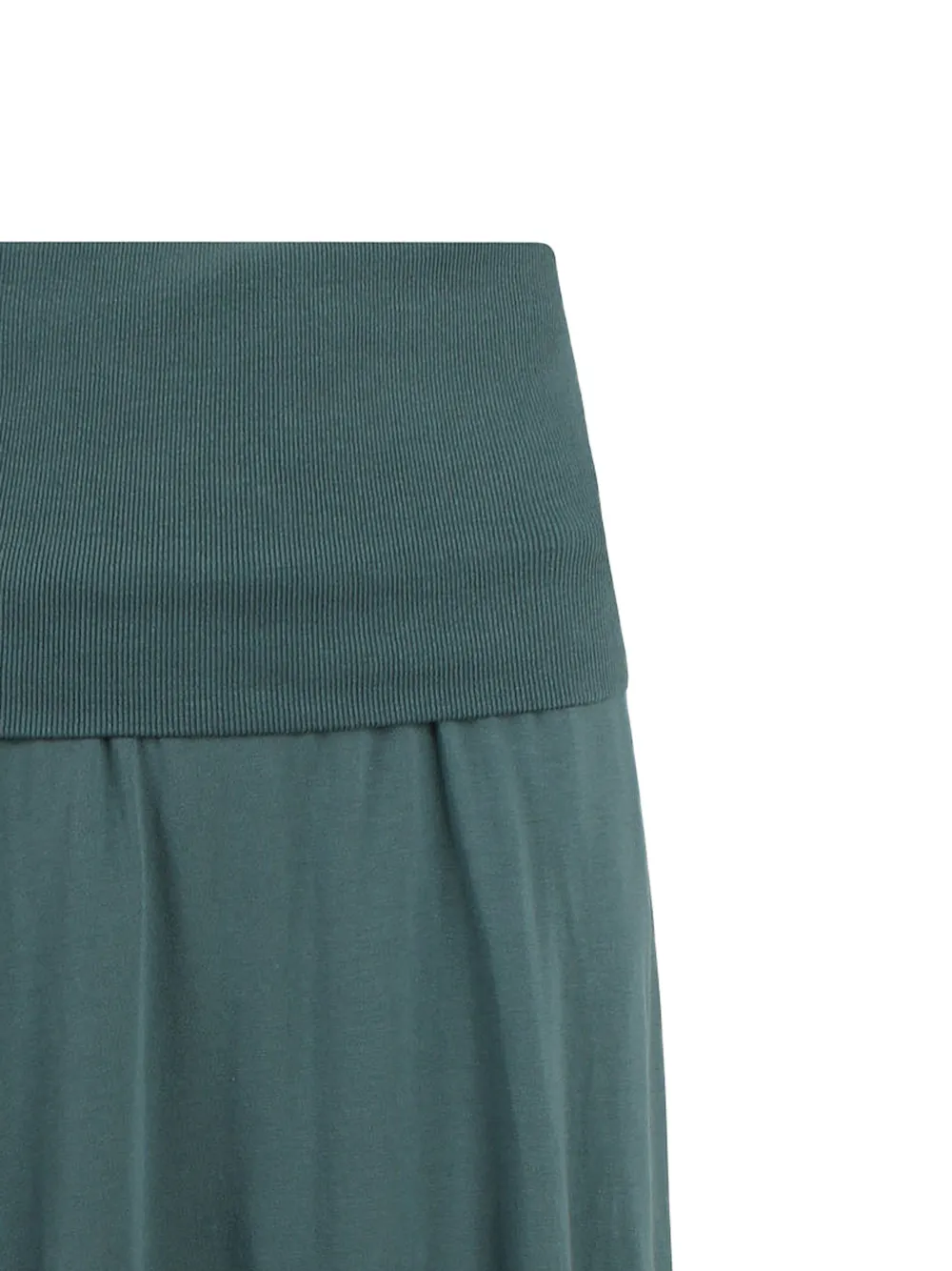  Black Label Ribbed Skirt - Green 