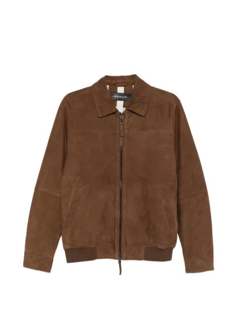 BULLY zip-up suede jacket