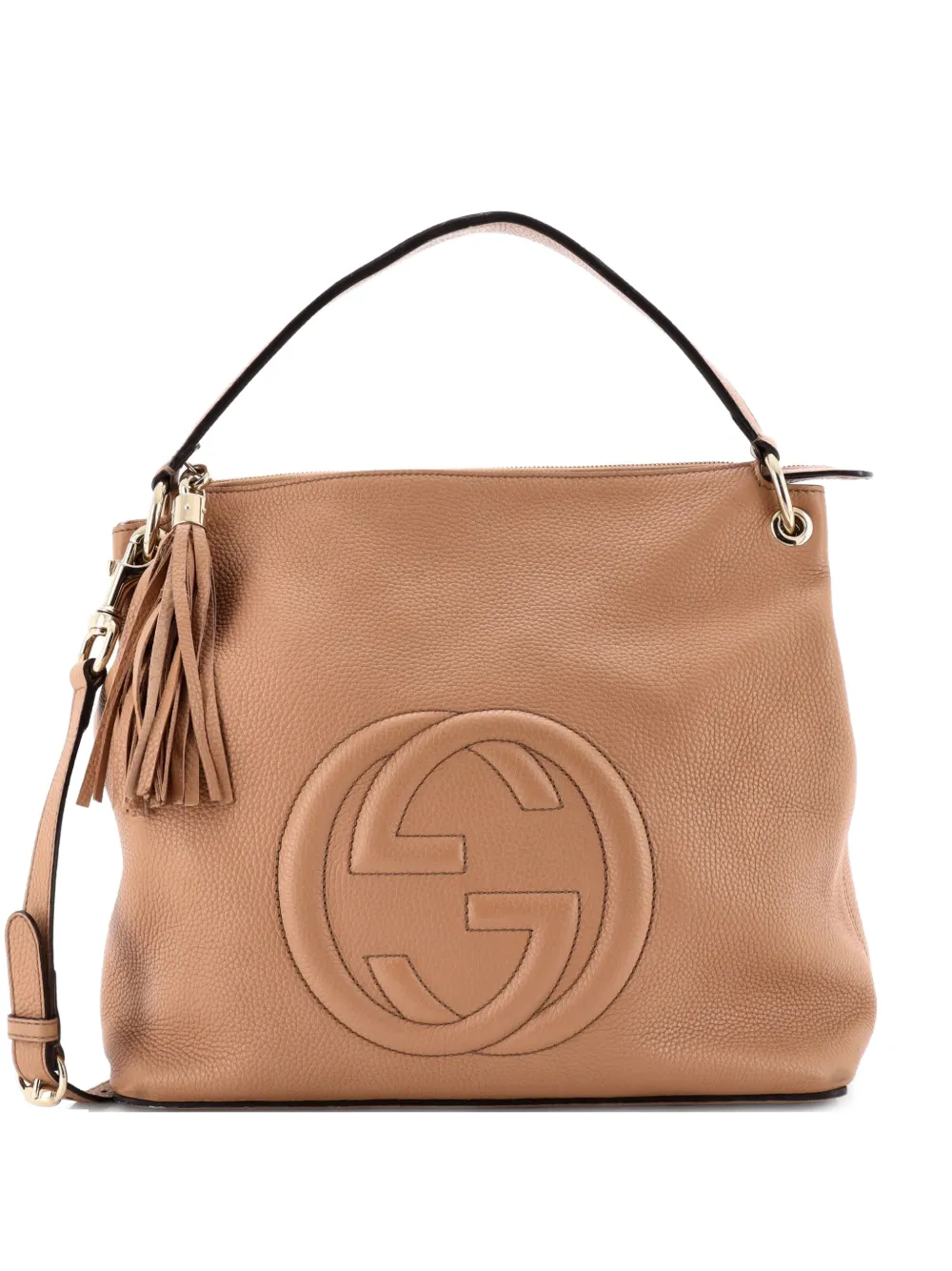 Gucci Pre-Owned Soho Convertible Leather Large hobo bag - Toni neutri