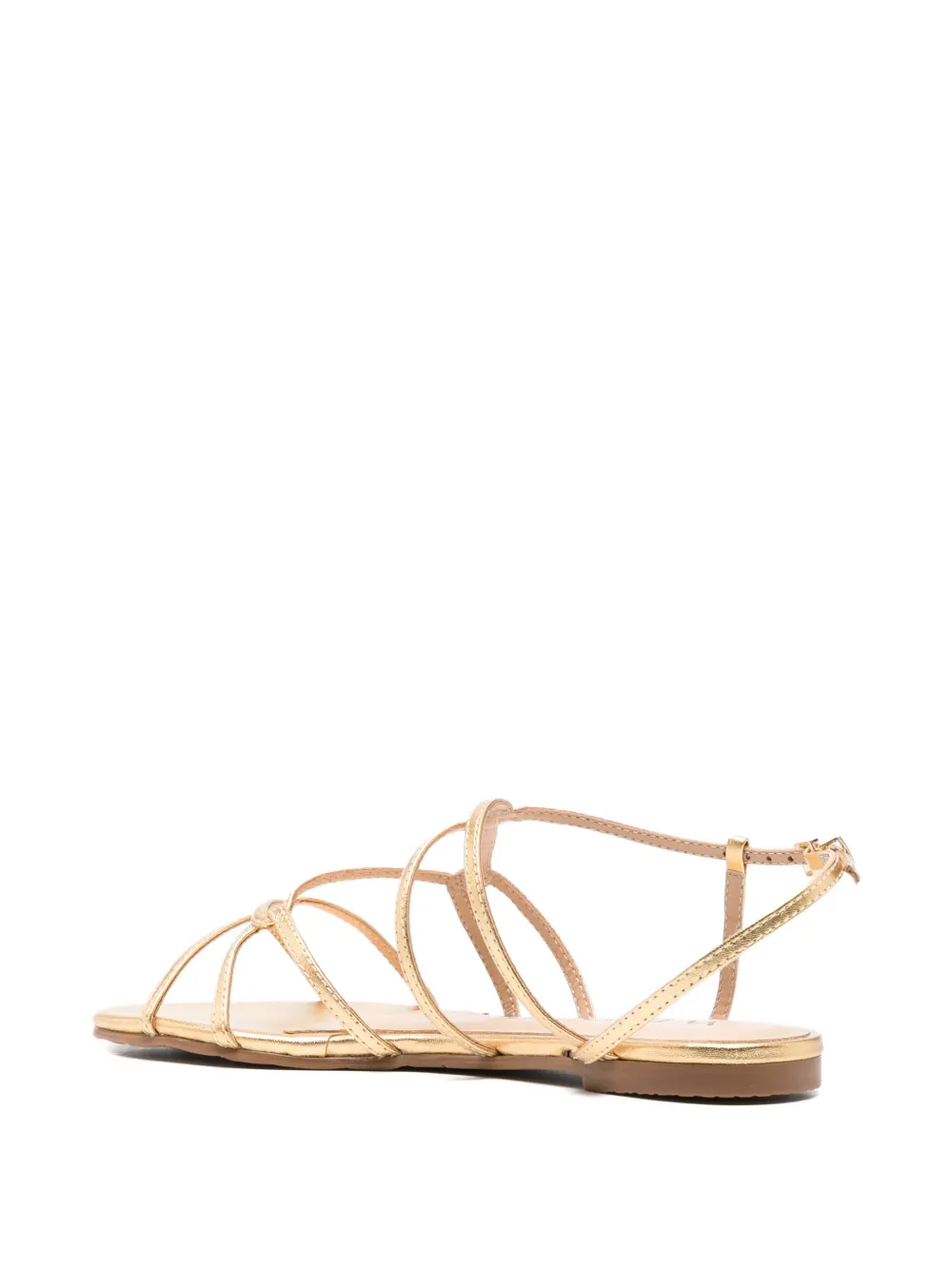 Werner strappy heeled sandals Goud