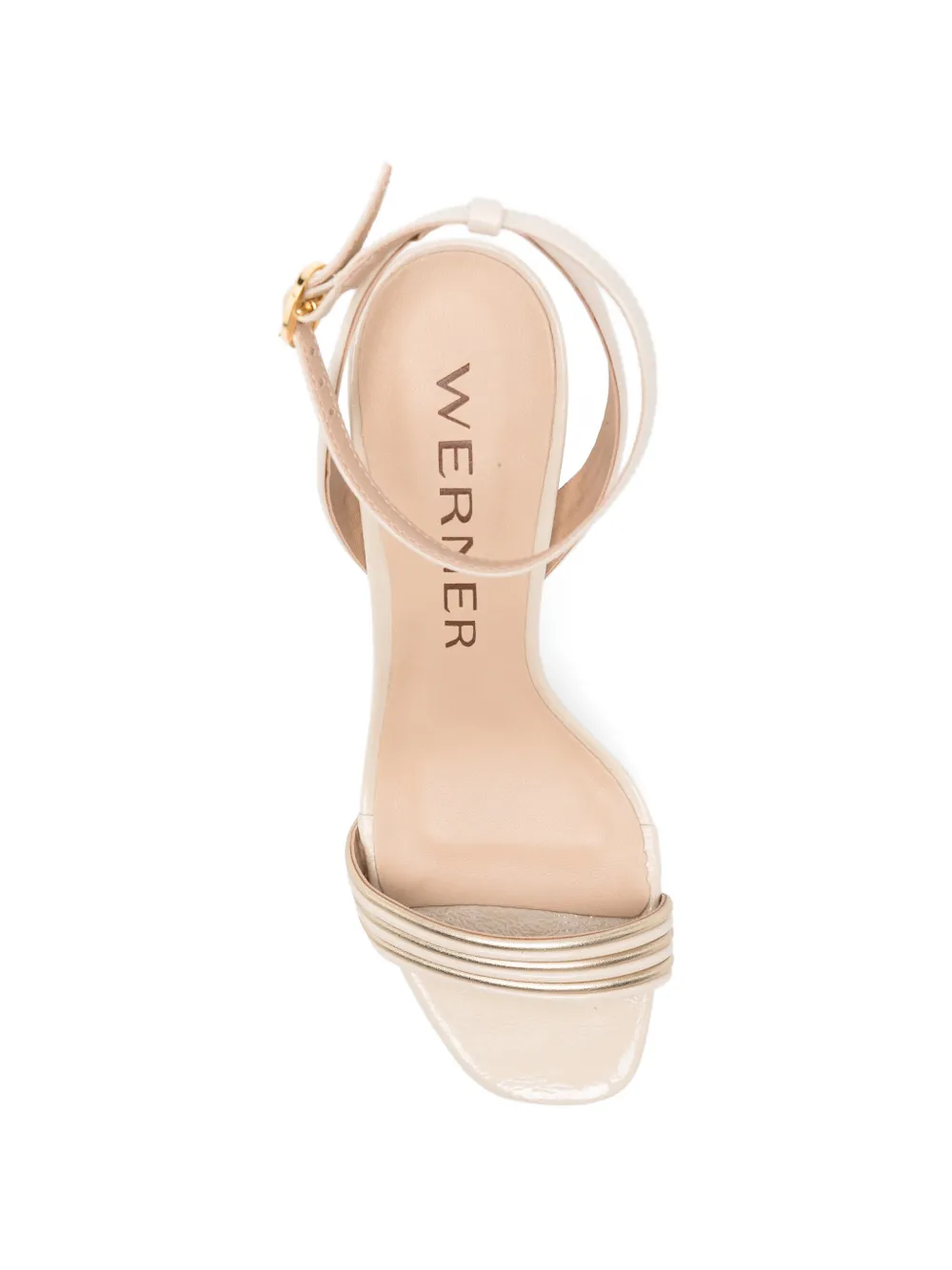 Werner platform heeled sandals Beige