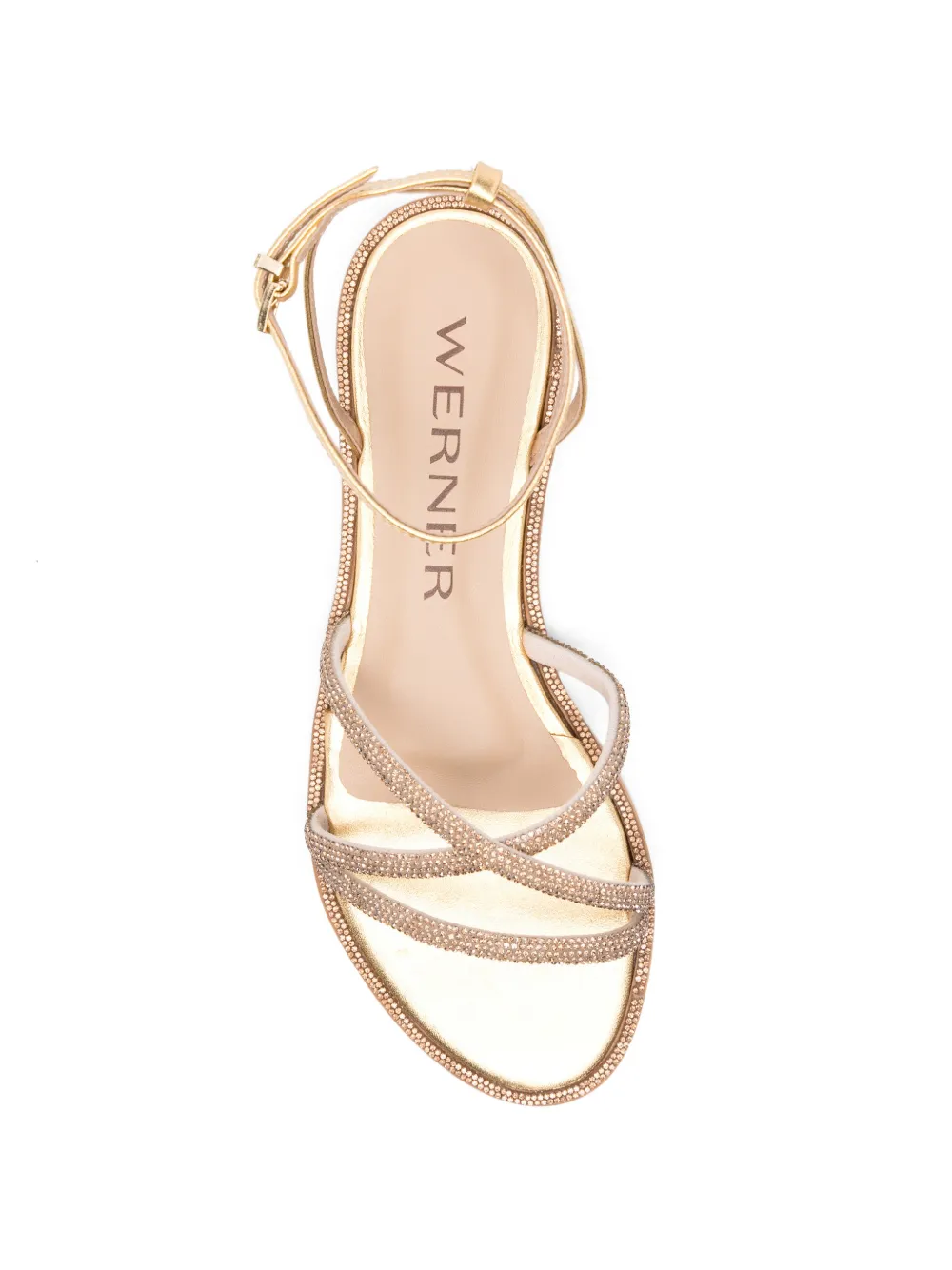 Werner embellished flat sandals Goud