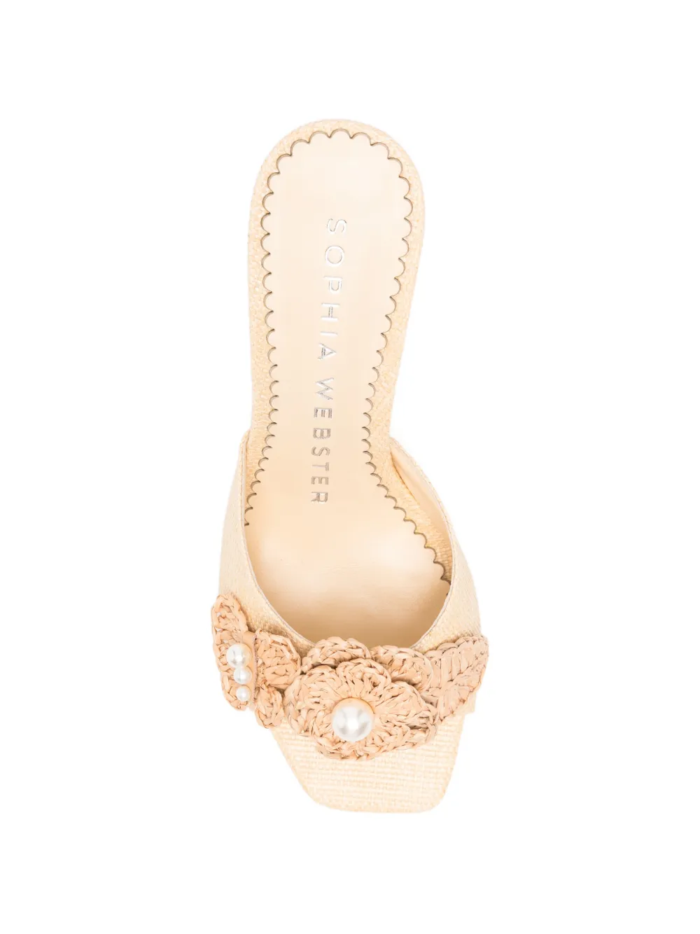 Sophia Webster Titania sandalen met hak Beige