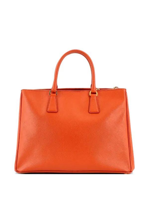 Prada Pre-Owned ダブルジップ ルクス サフィアーノレザー ラージ