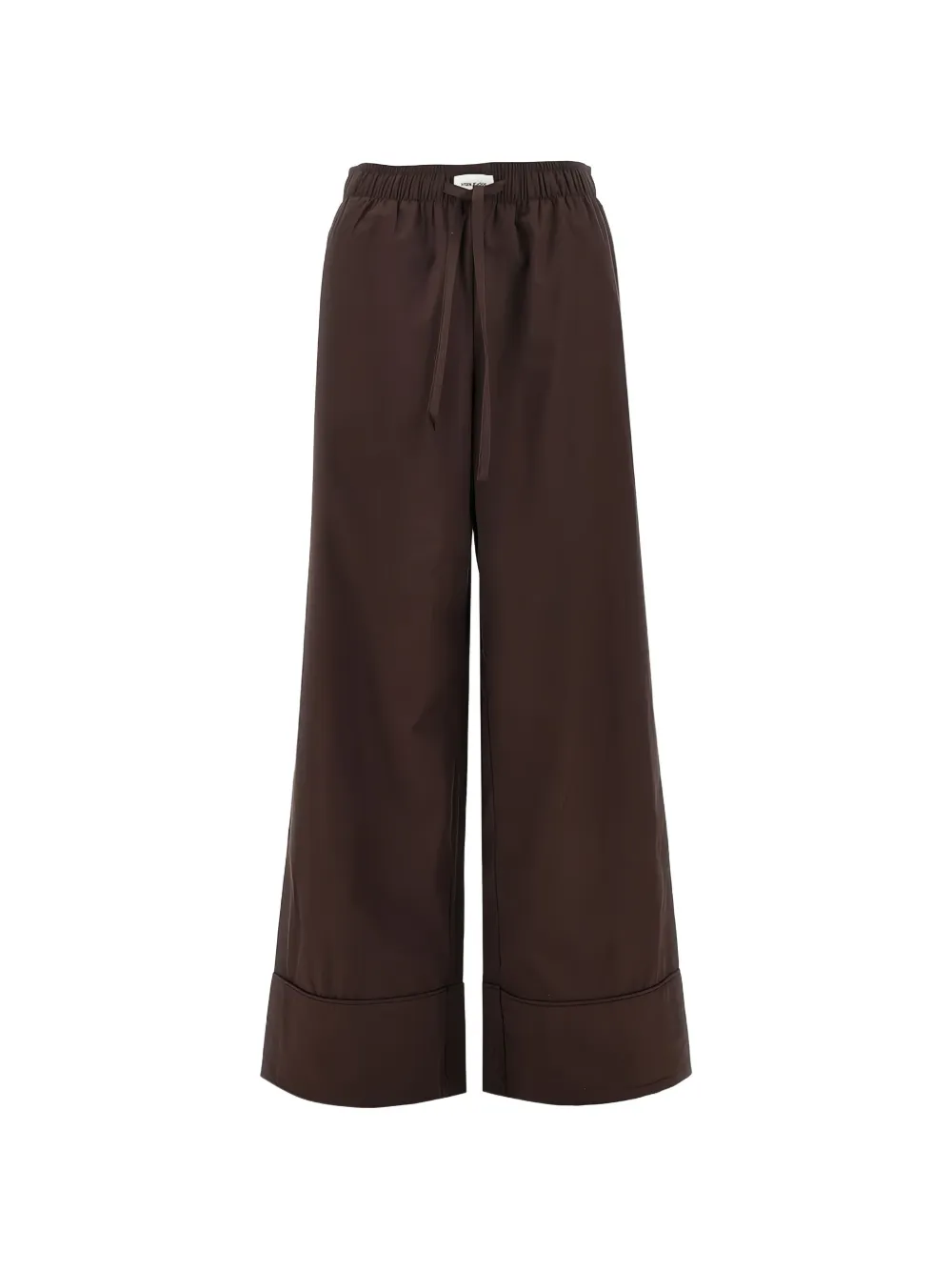 ENTIRE STUDIOS drawstring palazzo trousers - Marrone