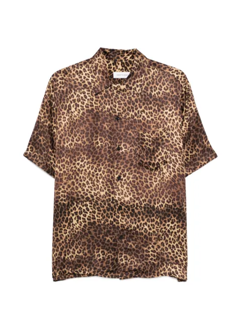 Ernest W. Baker animal-print short-sleeve shirt