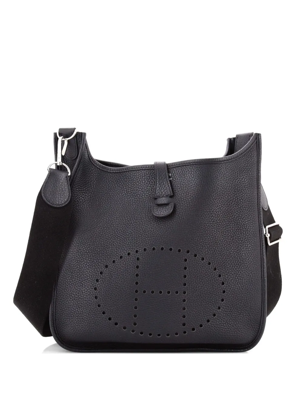 Hermès Pre-Owned Evelyne Bag Gen III Clemence PM crossbody bag - Nero
