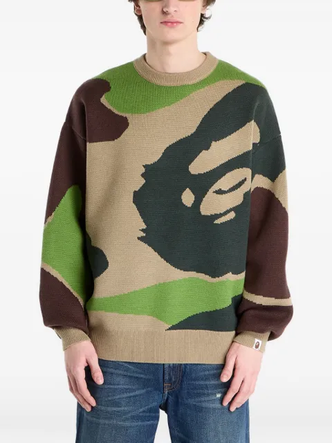 A BATHING APE® camouflage-print sweatshirt