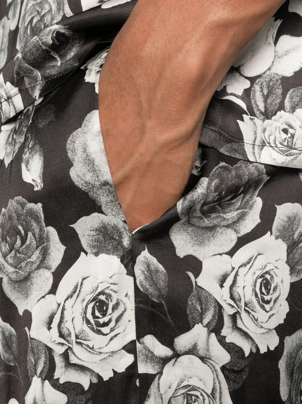 Ernest W. Baker Broek met bloemenprint Zwart