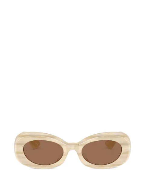 KHAITE x Oliver Peoples solbriller med ovalt stel