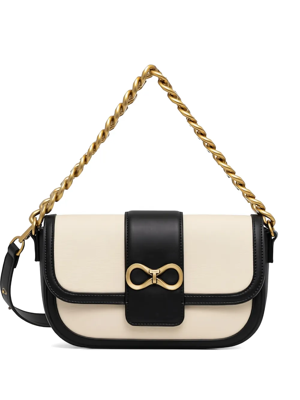 TWINSET chain-link satchel bag - Toni neutri