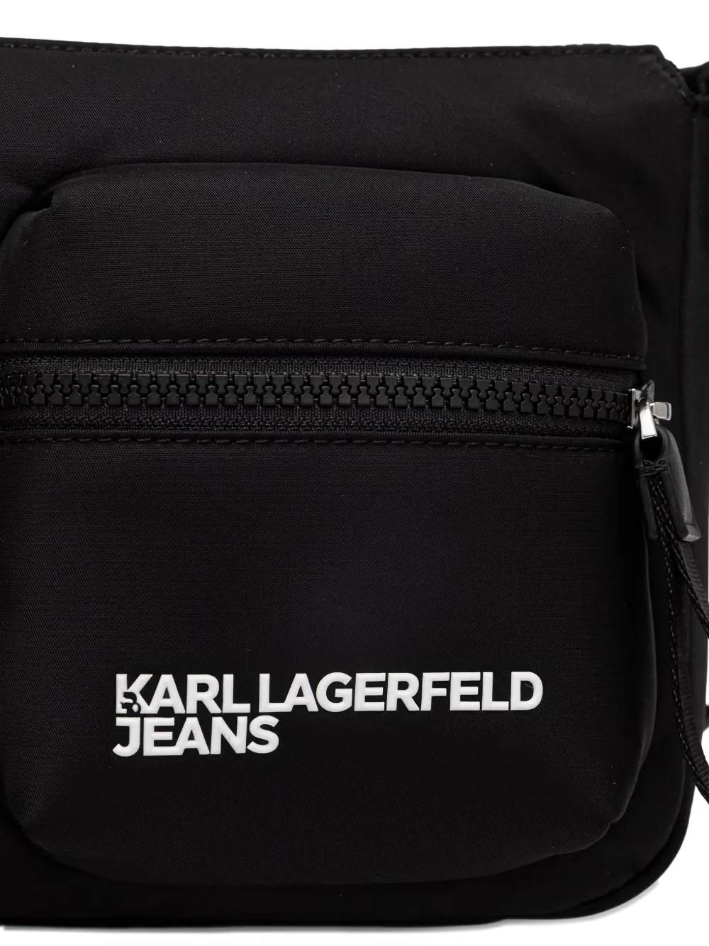 Karl Lagerfeld Jeans Crossbodytas met logoprint Zwart