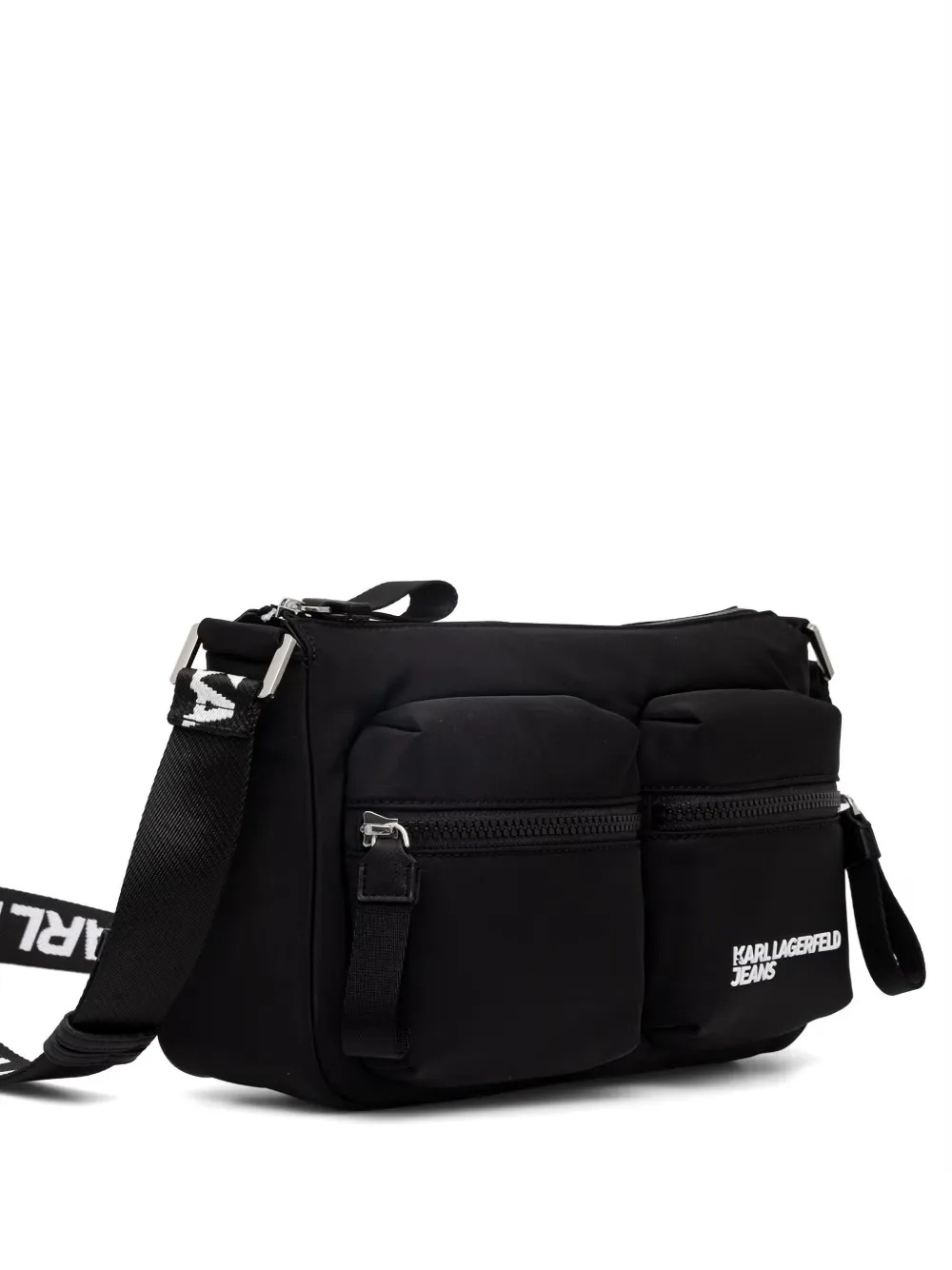 Karl Lagerfeld Jeans Crossbodytas met logoprint Zwart