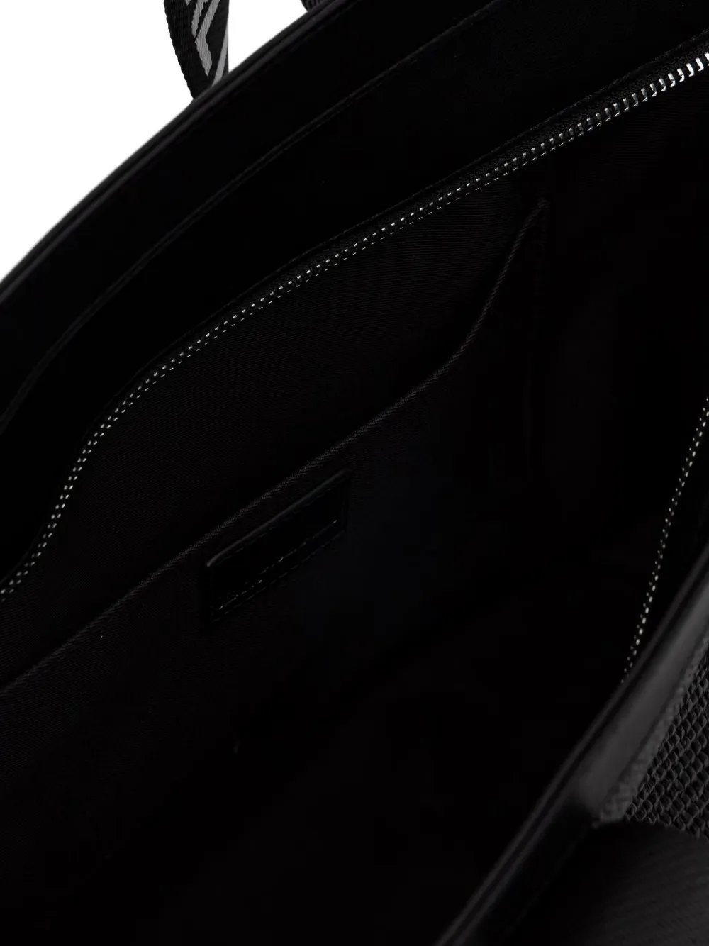 Karl Lagerfeld Jeans Geweven shopper met logoband Zwart