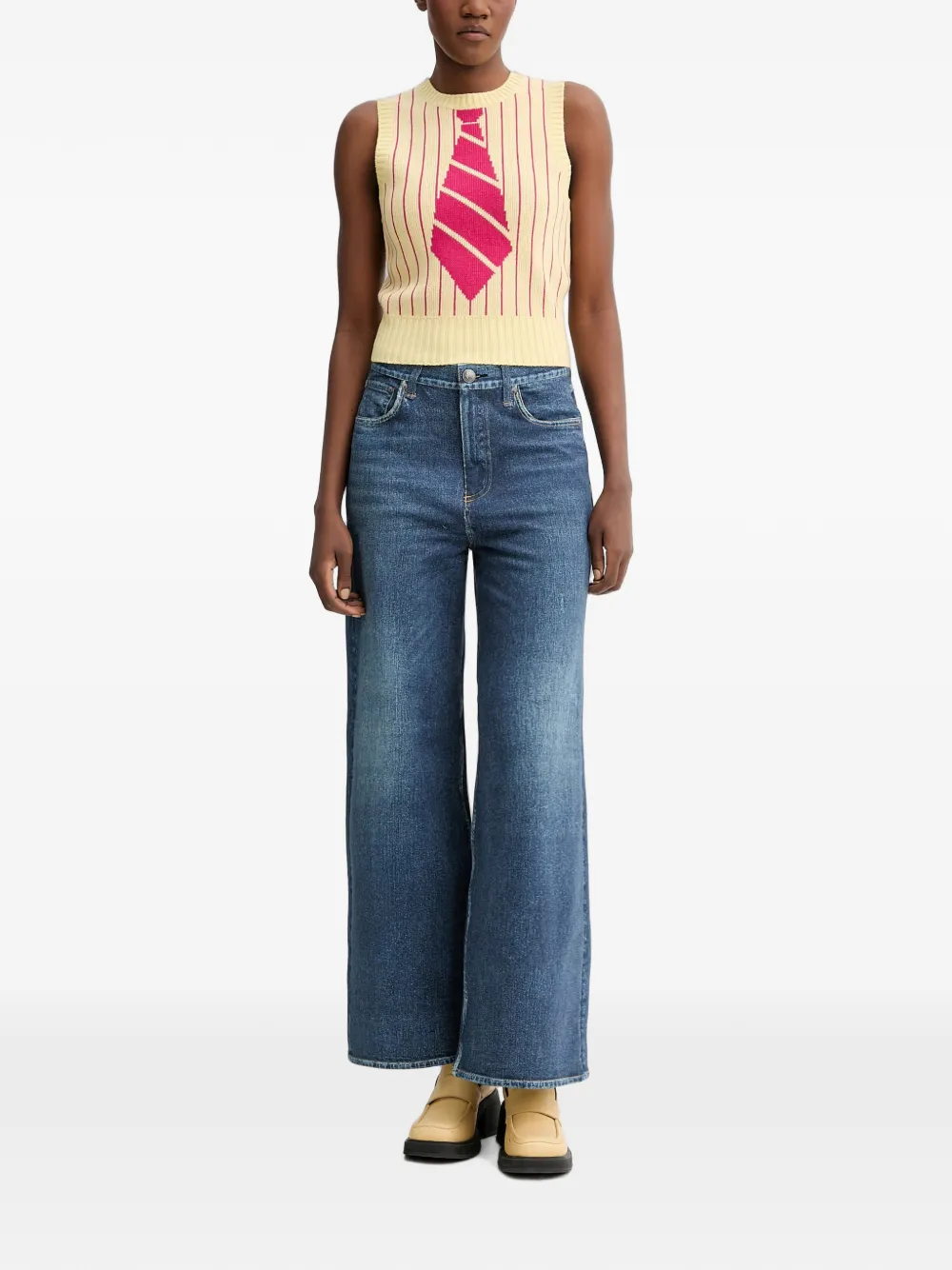 Kenzo Gestreepte spencer Geel