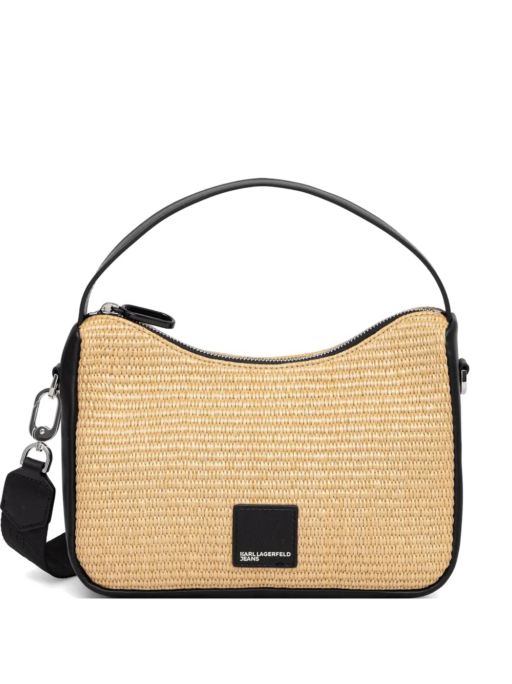 Karl Lagerfeld Jeans woven satchel bag - Toni neutri