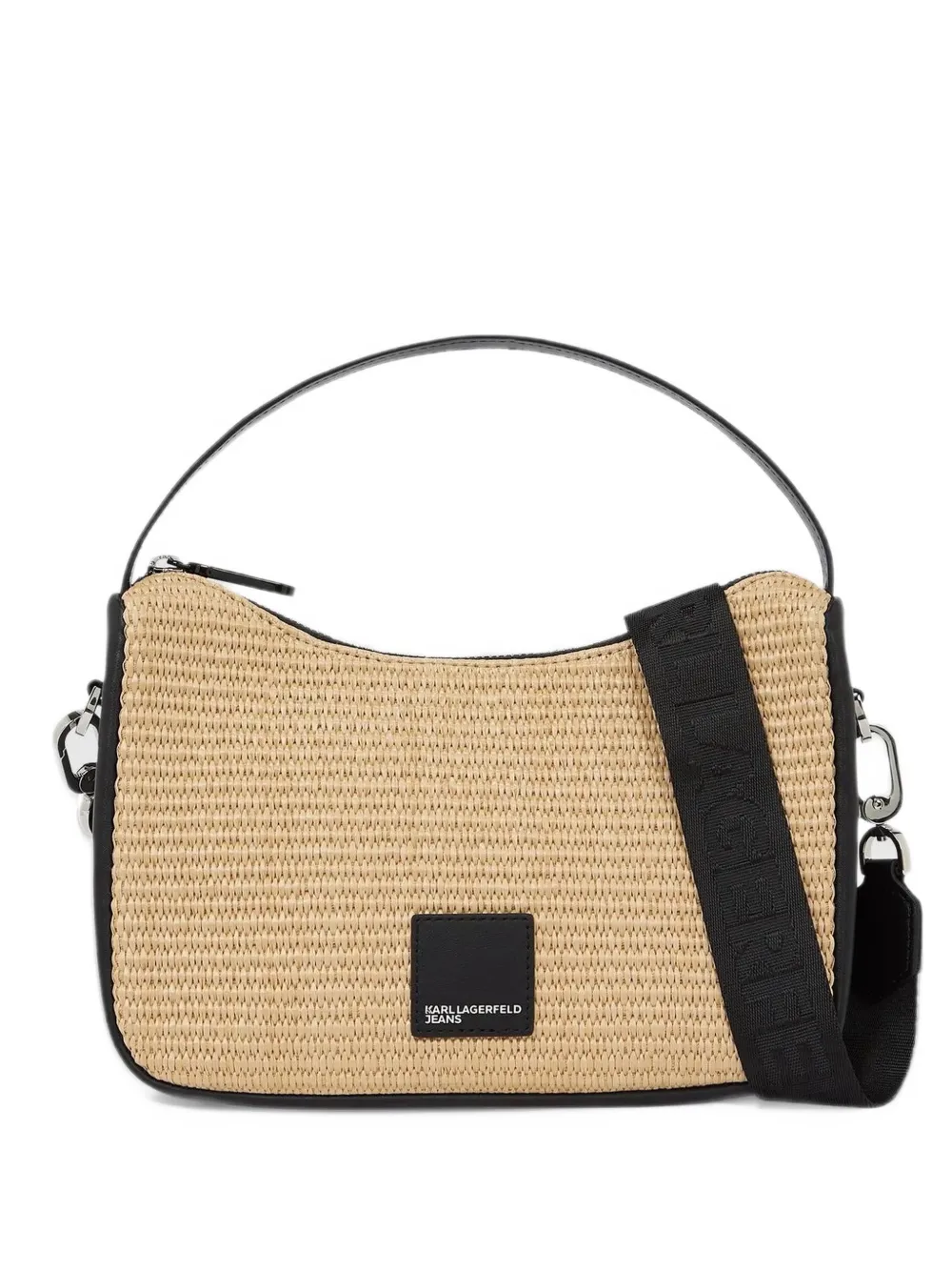 Karl Lagerfeld Jeans woven satchel bag - Toni neutri