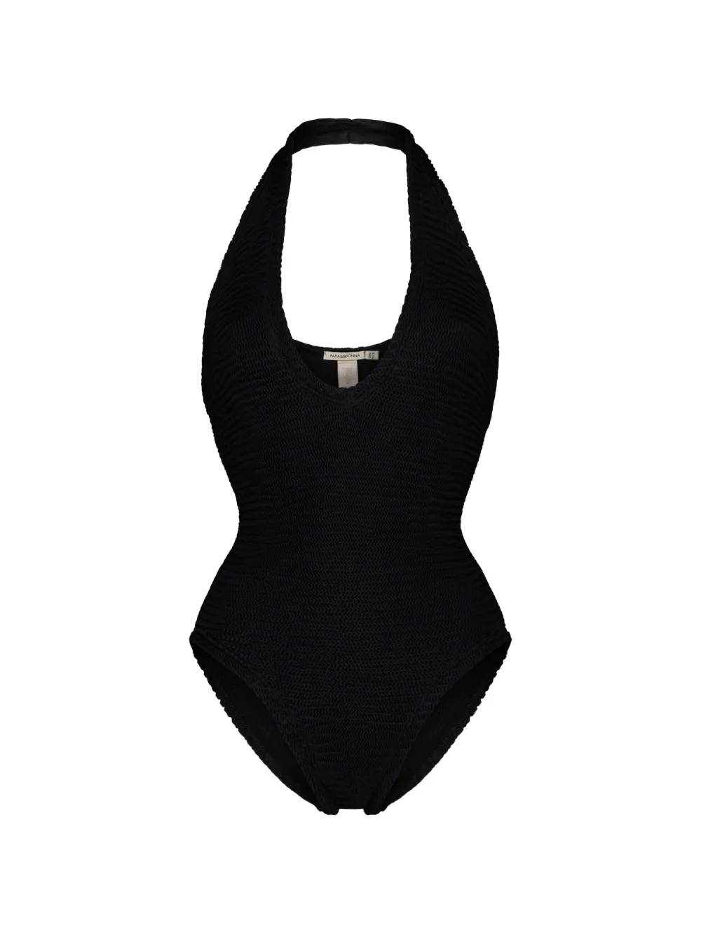 PARAMIDONNA Costume intero Julia con scollo all'americana - Nero