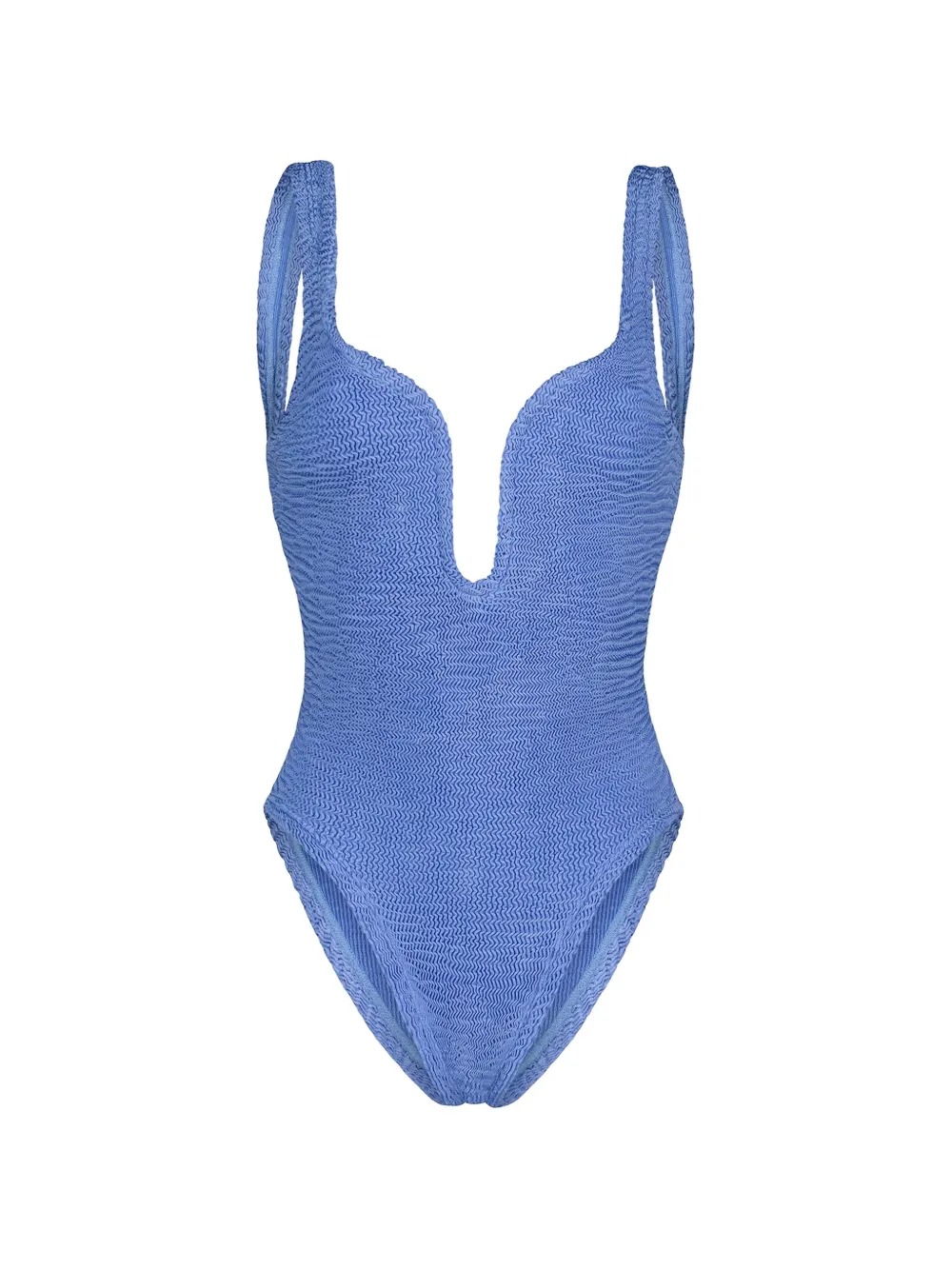 PARAMIDONNA Mika V-neck swimsuit - Blau