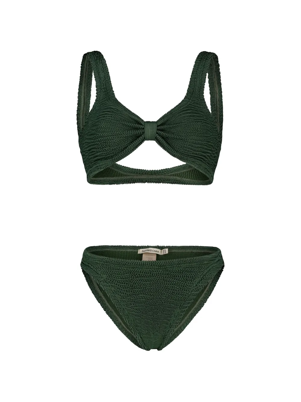 PARAMIDONNA Bikini Salma con nodo - Verde