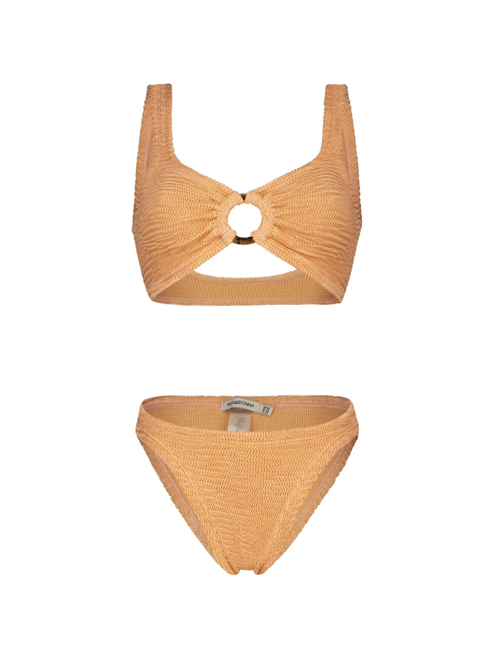 Paramidonna Irina Ring-detail Bikini In Brown