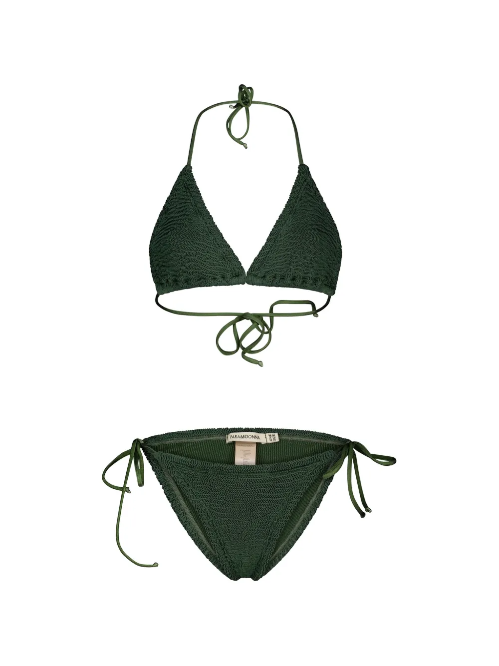 PARAMIDONNA Ema triangle bikini - Grün