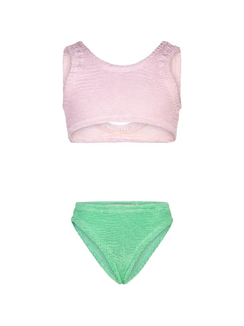 PARAMIDONNA Kids Katy shirred swimsuit