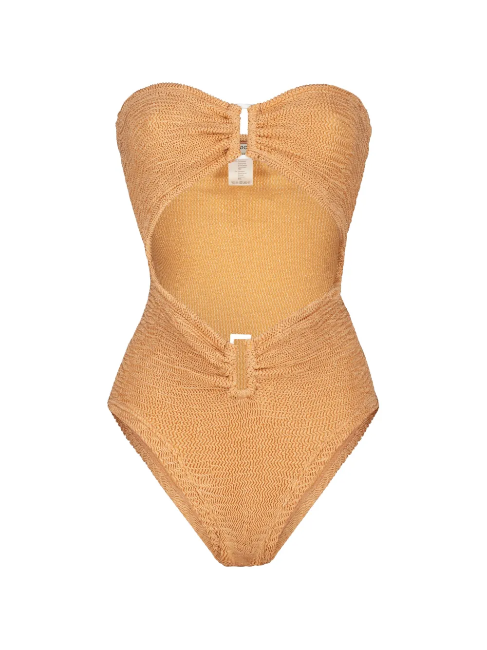 Paramidonna Rene Cut-out Swimsuit In Brown