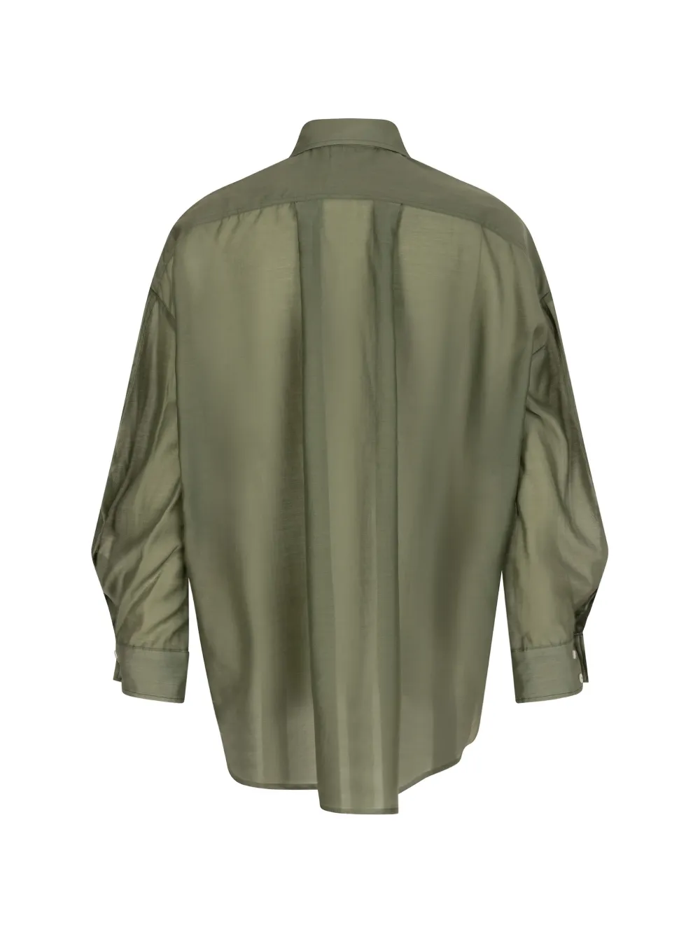  Paramidonna Camisa De Playa Jade Con Botones - Verde 