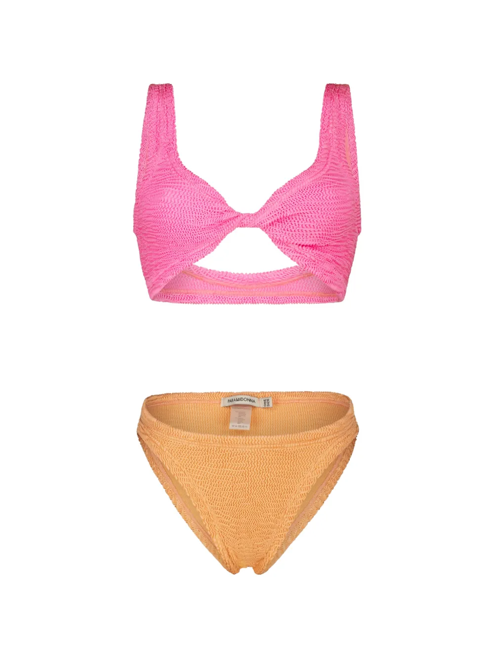 PARAMIDONNA Strukturierter Donika Bikini - Rosa